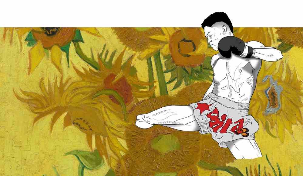 muay thai illustrations