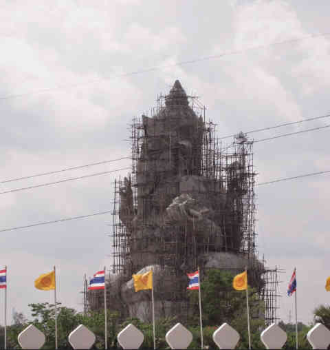 Giant Ganesha Under Construction - Thailand