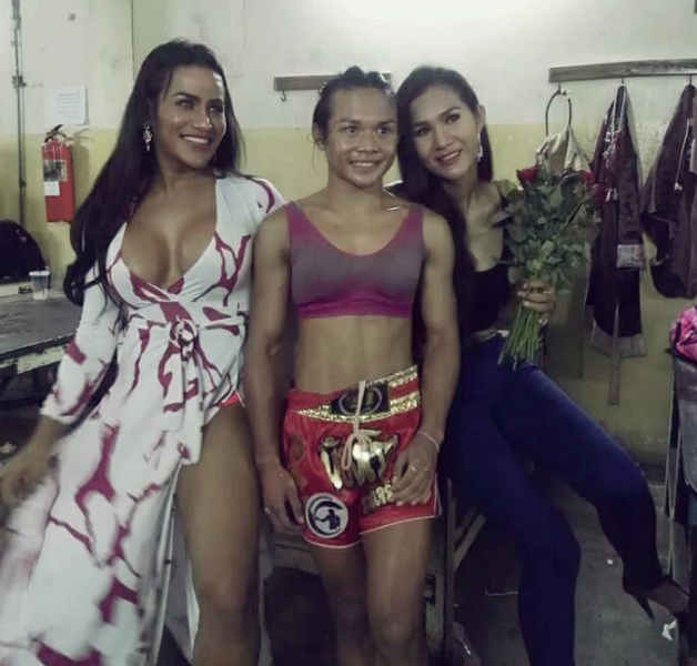 Nong Rose with Nong Toom