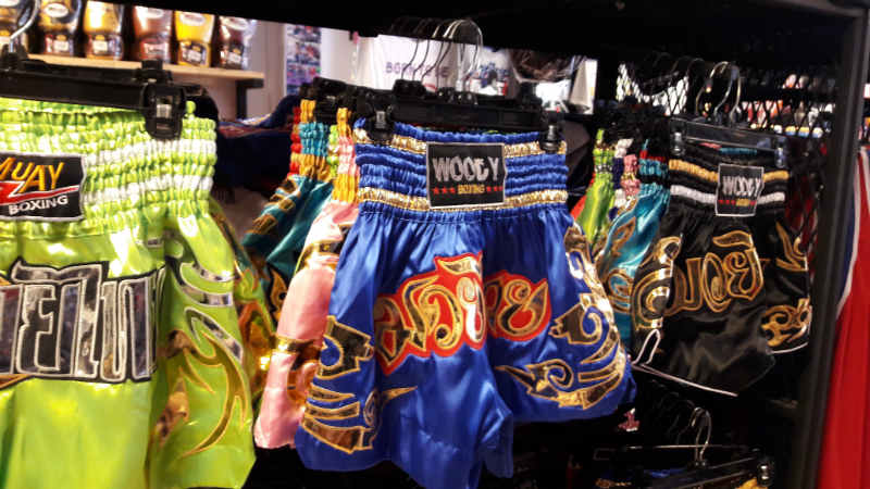 muay thai shopping