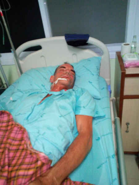 Andy Thomson - hospital